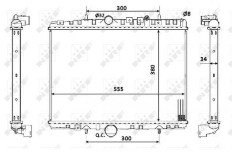 Радиатор NRF 53941