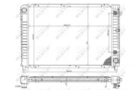 Радіатор NRF 53953