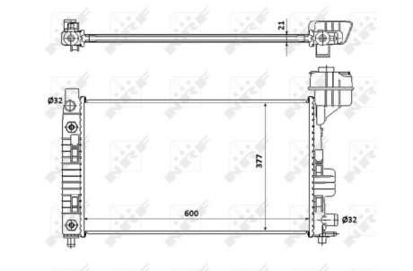 Радиатор NRF 54718