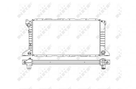 Радиатор, охлаждение двигателя NRF 54754
