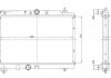 Радіатор, охолодження двигуна NRF 55306 (фото 2)