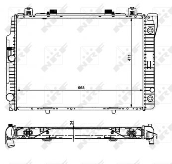 Радіатор NRF 55315