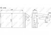 Радиатор печки NRF 58035 (фото 5)
