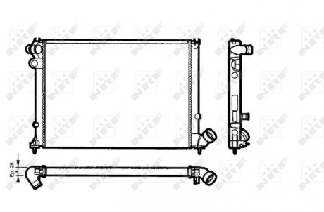 Радиатор NRF 58077