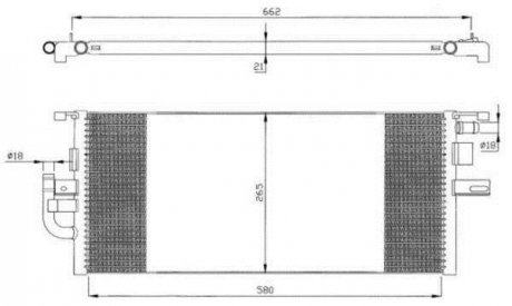 Радиатор NRF 58256