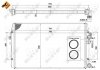 Радіатор, охолодження двигуна NRF 58334 (фото 2)