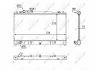 Радіатор, охолодження двигуна NRF 58393 (фото 1)