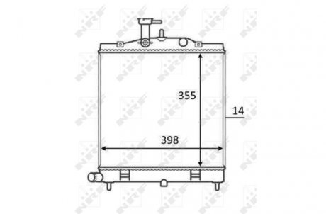 Радиатор NRF 58528