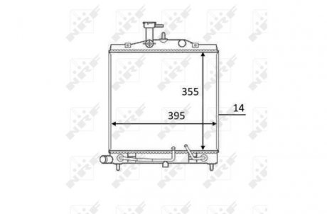 Радіатор NRF 58531
