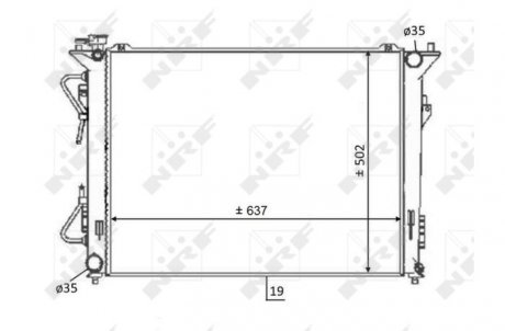 Радіатор NRF 59064