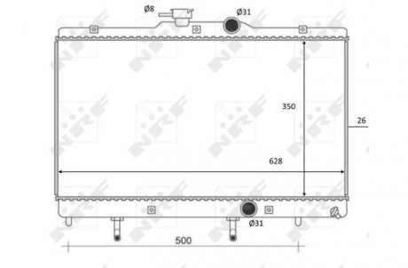 Радіатор NRF 59078