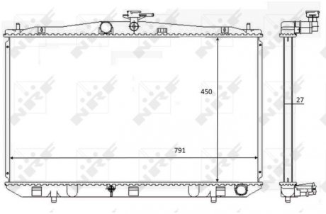 Радіатор NRF 59081