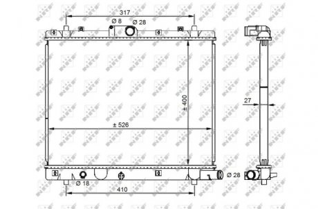 Радіатор NRF 59209