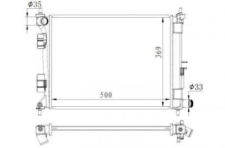 Радіатор NRF 59263