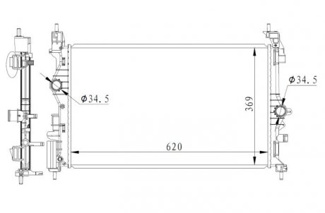 Радіатор NRF 59272