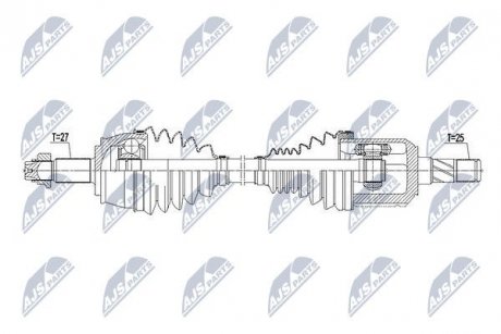 ПІВВІСЬ | JEEP COMPASS 1.4T 17- /ПЕРЕД,ЛІВ,ATM/ NTY NPWCH038