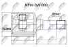 ШАРНІР РІВНИХ КУТОВИХ ШВИДКОСТЕЙ | CHEVROLET CAPTIVA 2.4,3.0,3.2,2.0D,2.2D 06-, OPEL ANTARA 2.4,3.0,3.2 06- /ЛІВ/ NTY NPWDW000 (фото 1)