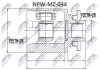 ШАРНІР РІВНИХ КУТОВИХ ШВИДКОСТЕЙ | MAZDA B2200/B2500/B2600 96-06, FORD RANGER 01-06, KIA SPORTAGE 2.0 94-03 /ЛІВ/ NTY NPWMZ034 (фото 1)