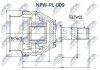 ШАРНІР РІВНИХ КУТОВИХ ШВИДКОСТЕЙ | OPEL ASTRA F/G 1.7DTI, CORSA C, VECTRA B, ASTRA H 05-07 Л/П NTY NPWPL009 (фото 1)