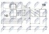 ШАРНІР РІВНИХ КУТОВИХ ШВИДКОСТЕЙ | DACIA DOKKER 12-, LODGY 12- /ЛІВ, MTM/ NTY NPWRE050 (фото 1)