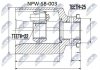 ШАРНІР РІВНИХ КУТОВИХ ШВИДКОСТЕЙ | SUBARU FORESTER S10 ATM 2.0 96-02, IMPREZA G10 ATM 2.0 92-00, LEGACY ATM 2.0 93-98 Л/П NTY NPWSB003 (фото 1)