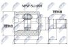 ШАРНІР РІВНИХ КУТОВИХ ШВИДКОСТЕЙ | SUZUKI LIANA RH413/416/418 01-08 /ЛІВ/ NTY NPWSU006 (фото 1)