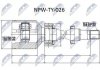 ШАРНІР РІВНИХ КУТОВИХ ШВИДКОСТЕЙ | TOYOTA AVENSIS CT220 2.0TD 97-06.2000, AZT220 2.0 00-03 /ПРАВ/ NTY NPWTY026 (фото 1)