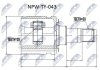 ШАРНІР РІВНИХ КУТОВИХ ШВИДКОСТЕЙ | TOYOTA HI-LUX GGN25/KUN25/26 2.5D-4D, 3.0D-4D 05-11-> /ПРАВ/ NTY NPWTY043 (фото 1)