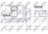 ШАРНІР РІВНИХ КУТОВИХ ШВИДКОСТЕЙ | TOYOTA RAV-4 ATM/MTM ACA3#/ALA3#/ZSA3# 2.0,2.2D-4D,2.4 05-12, RAV-4 USA ATM ACA/ASA/GSA33 2.4,3.5 05-12 /ЗАД ПРАВ/ NTY NPWTY052 (фото 1)