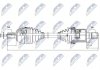 ПІВВІСЬ | VOLVO S80 2.5T 2007-2013 AT LH VOLVO S60 II D3/D4/D5 10-15, S80 II D5, 2.5T 07-, V60 D3/D5 10-16, V70 III D3/D4 10-15 /ЛІВ, ATM/ NTY NPWVV023 (фото 1)