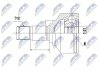 ШАРНІР РІВНИХ КУТОВИХ ШВИДКОСТЕЙ | VOLVO XC60 2.0T 2008-2013 /ЛІВ,ATM POWERSHIFT MPS6/ NTY NPWVV095 (фото 1)