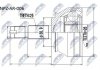 ШАРНІР РІВНИХ КУТОВИХ ШВИДКОСТЕЙ | FIAT MAREA 2.4JTD 99-, ALFA ROMEO 145/146/156 1.9JTD,2.5 99- NTY NPZAR006 (фото 1)