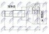 ШАРНІР РІВНИХ КУТОВИХ ШВИДКОСТЕЙ | FORD FOCUS I 1.4,1.6,1.8,1.8DI/TDI/TDDI,2.0 98-,FIESTA/FUSION 1.6TDCI NTY NPZFR019 (фото 1)