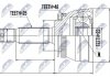 ШАРНІР РІВНИХ КУТОВИХ ШВИДКОСТЕЙ | HYUNDAI ACCENT 1.5CRDI 06-, GETZ 1.5CRDI 03- NTY NPZHY503 (фото 1)
