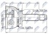 ШАРНІР РІВНИХ КУТОВИХ ШВИДКОСТЕЙ | HYUNDAI MATRIX 02-06 /ATM/, COUPE 02-09 NTY NPZHY549 (фото 1)