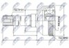 ШАРНІР РІВНИХ КУТОВИХ ШВИДКОСТЕЙ | LAND ROVER DEFENDER 2.4D 07-,2.5D 94-,3.5 94-98 /40-32/ NTY NPZLR011 (фото 1)