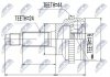 ШАРНІР РІВНИХ КУТОВИХ ШВИДКОСТЕЙ | MAZDA DEMIO 98- /+ABS=44T/ NTY NPZMZ014 (фото 1)