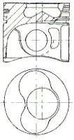 Поршень NURAL 87-114900-95