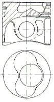Поршень NURAL 8711490785