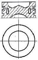 Поршень двигуна 84,50 NURAL 8743220700