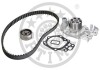 Комплект ГРМ + помпа Renault Kangoo 11.2/BiFuel 97- (D7F), 43/44kw Optimal SK1081AQ2 (фото 1)