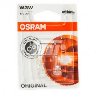 Автолампа Original W3W W2, 1x9, 5d 3 W прозора OSRAM 282102B