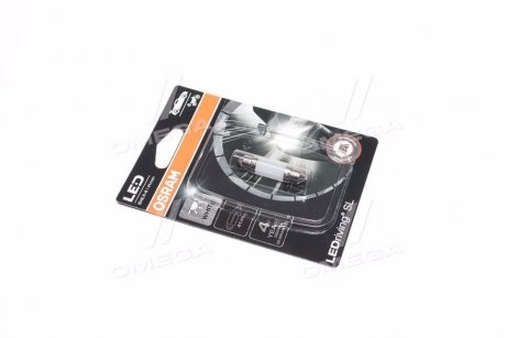 Лампа світлодіодна C5W 12V 1W SV8.5 LEDriving SL (41mm) OSRAM 6413DWP01B (фото 1)