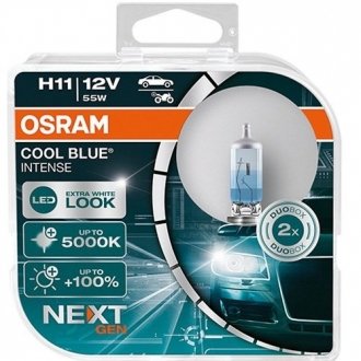 ЛАМПА H11 12V 55W PGJ19-2 Box CBI NEXT GEN OSRAM 64211CBNHCB (фото 1)