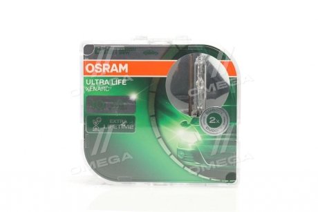 Лампа ксенонова D1S XENARC ULTRALIFE 85В, 35Вт, PK32d-2 (компл) (вір-во) OSRAM 66140ULT-DUO