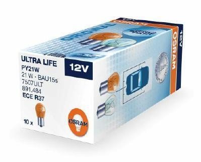 Лампа Ultra Life PY21W 12V 21W BAU15S OSRAM 7507ULT