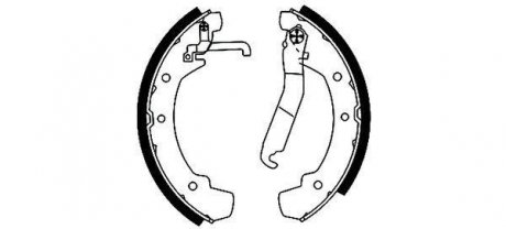 Колодки гальмівні барабанні PAGID H8745