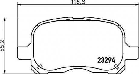 Колодки тормозные PAGID T1229