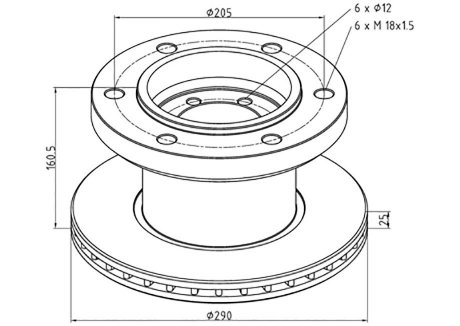 Тормозной диск PE AUTOMOTIVE 026.653-10A