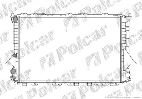 Радіатор охолодження Polcar 131608A1